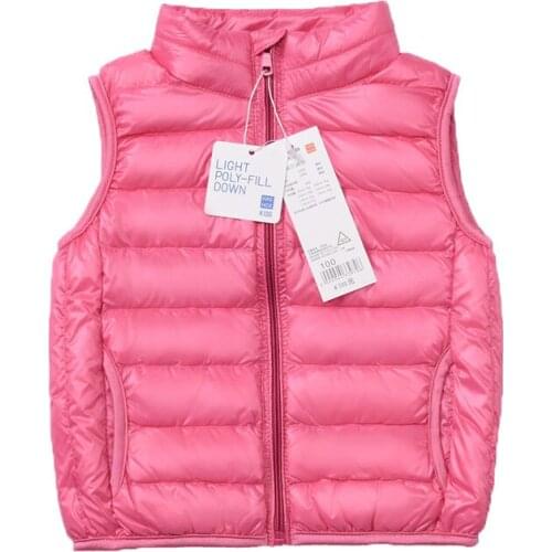 Winter Boys Girls Children Clothing 90% Duck Down Jacket Vest Baby Girl Clothes Snowsuit Outerwear Teens Kids Coat