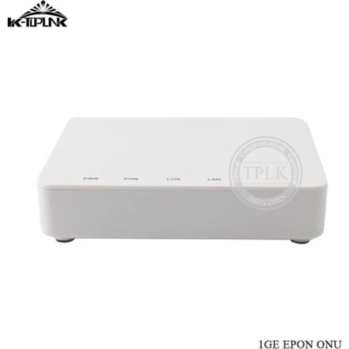 10pcs High quality 1GE 1port EPON ONU 1.25G EPON ONT FTTH With English Version Compatible Hua wei/ZTE Customer Logo Hot selling