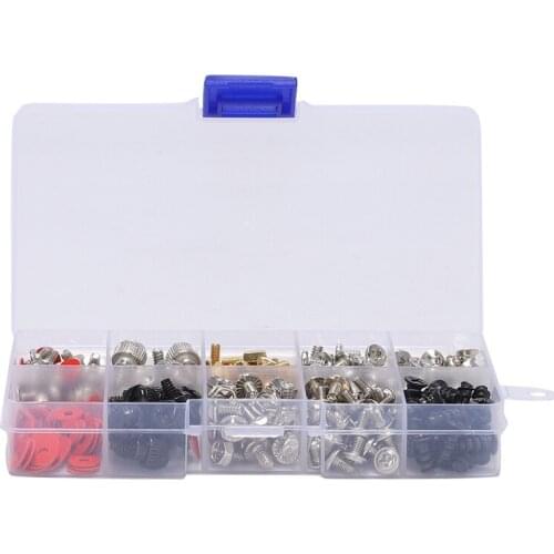 360PCS Personal Computer Screw,Pc Case Screws,Motherboard Standoffs for Hard Drive Pc Case Motherboard Fan Power Graphic