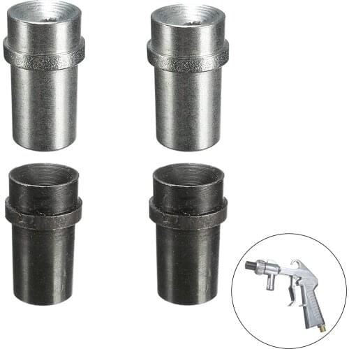 HOLDWIN 4pcs Steel Sand Blast nozzles Sand blaster Nozzle Tips For Pneumatic Tools Blasting Gun 5mm 6mm