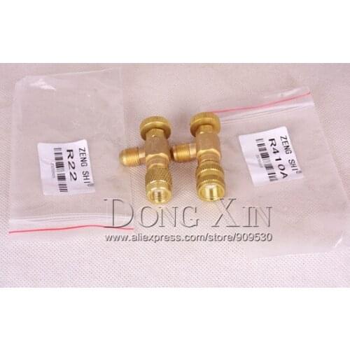 A/C Refrigeration Charging R410 Safety Charging Valve Hvac