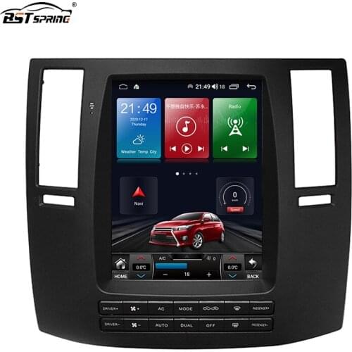 Android car radio vertical Tesla touch screen for Infiniti FX35 2008-2011 Car Auto Multimedia Carplay Player