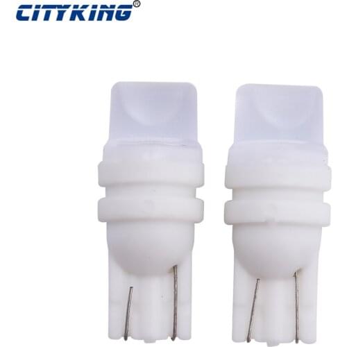 Free Shipping 10pcs T10 led 2smd 5730 SMD 1W Bulb T10 led Auto Instrument light W5W 168 Wedge Door Instrument Side Bulb Lamp