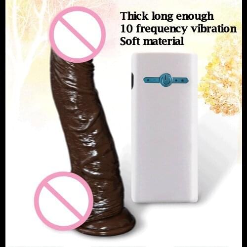 2020 New Big Dildo Vibrator Sex Toys For Woman Anal Vibrating Adult Sex Product Penis For Women Masturbator Huge Dildo Realistic