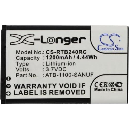 Cameron sino 1200mah battery for LETV RC60Tp6 S40 S50 SRC X50 X60 for RTI Pro Pro24.i Pro24.r v2 Pro24.z 41-500012-13