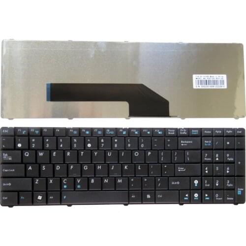 GZEELE NEW English US laptop Keyboard for ASUS X5E X5EAC X5EAE X5R X5RE X70 X70A X70AB X70AC K50I K50ID K50IE K50IJ black