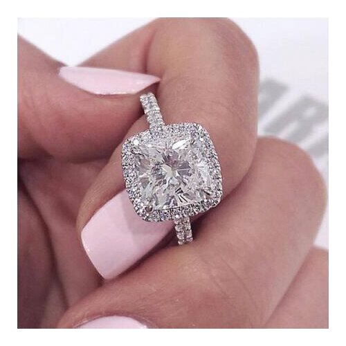 Choucong Bowknot Shape Promise Ring 925 sterling Silver AAAA Zircon cz Engagement Wedding Band Rings For Women Bridal Jewelry