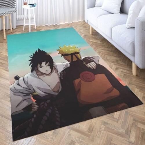 N-a-r-u-to An-ime Rugs Non-Slip Floor Mat Doormats Home Rug Carpet Bedroom Entrance Door Mat Kitchen Rugs Yoga Mat Doormat Decor