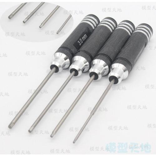 Metal Hex Key Screw Driver Tool Kit 1.5mm 2.0mm 2.5mm 3.0mm HSP 80107 For 1/10 RC Car 94123 94122 94111