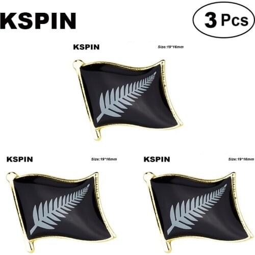 New Zealand Metal Badge Lapel Pin Brooches Pins Flag badge Brooch Badges
