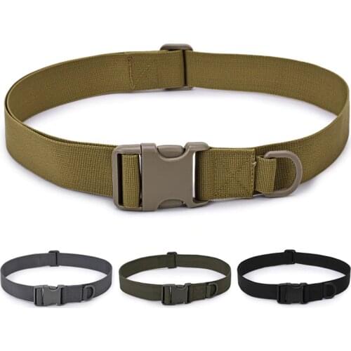 Men Adjustable Tactical Belt Buckle Tactical Bag Waistband Military Rescue Useful Sport Belt Series In Multiple Pockets