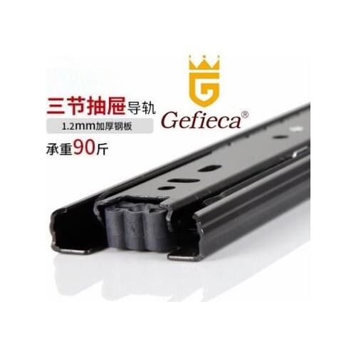 2pcs/Lot Mini Drawer Slides Short Steel Furniture Guide Rail Full Extension Kitchen Cupboard Wardrobe Hardware Guide Slide