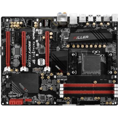 For ASRock Fatal1ty 990FX Killer Original Used Desktop for AMD 990FX Motherboard Socket AM3 AM3+ DDR3 SATA3 USB3.0