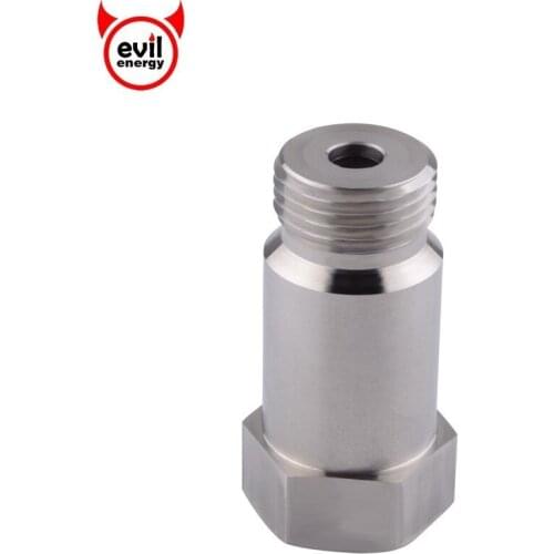 Evil energy Stainless Steel 45mm O2 Oxygen Sensor Extender Extension Spacer M18x1.5 O2 Bung HHO Extension Adapter