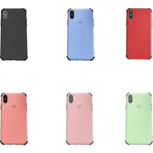Silicone Case For iPhone X XR Xs Xs Max 7 Plus 8 Plus Case Soft TPU Plain Cover For iPhone 7 8 6 6s 6 Plus 6s Plus Business Case