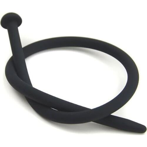 Silicone Male 350mm Flexible Prostate Massage Penis Plug Urethral Sound Sex Toys for Man Urethra Stimulation Urethral Dilators