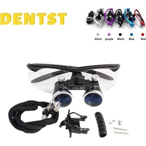 Dentistry 2.5X/3.5X420mm Dental Loupe Dentistry Lab Medical Loupe Magnification Binocular Magnifier Surgery Surgical Magnifier