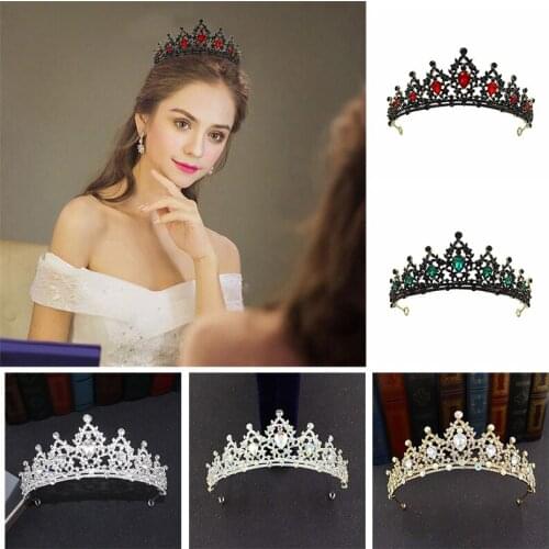 High Quality Fashion Crystal Wedding Bridal Jewelry Women Bride Tiara Crowns Earring Necklace Wedding Jewelry Accessories 2021