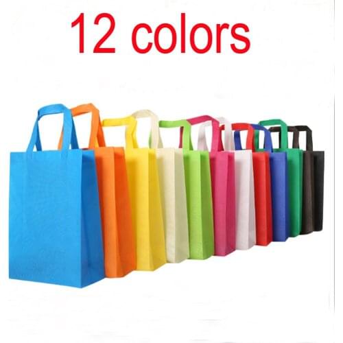 10pcs Non woven handbag environmental protection bag gift bag shopping bag