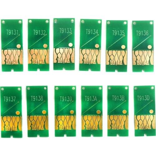 12Colors Compatible Ink Cartridge 913 Chip for Epson Surecolor P5000 Inkjet Printer