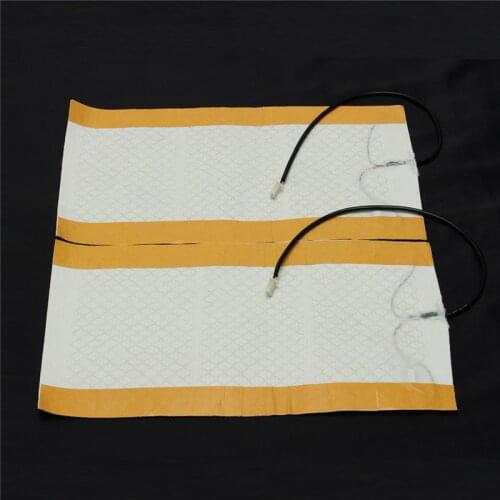 2Pcs/Set 12V Universal Car Seat Heating Pad Car Heated Seat Covers Pad Carbon Fiber Heated Auto Winter Warmer Heater Mat