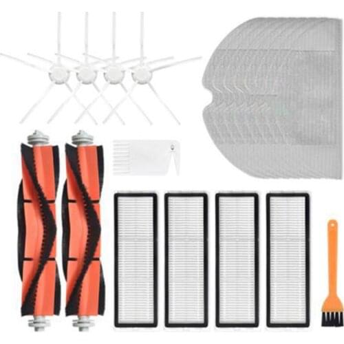 TOP!-For Xiaomi Mijia 1C 1T STYTJ01ZHM Dreame F9 Robot Vacuum Cleaner Accessories Mop Cloth Side Brush Filter Rag Parts