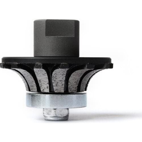 SUBRILLI A30 Diamond Hand Profile Wheel Segmented Diamond Edge Router Bit M14 M10 5/8"-11 Thread Grinding Wheel