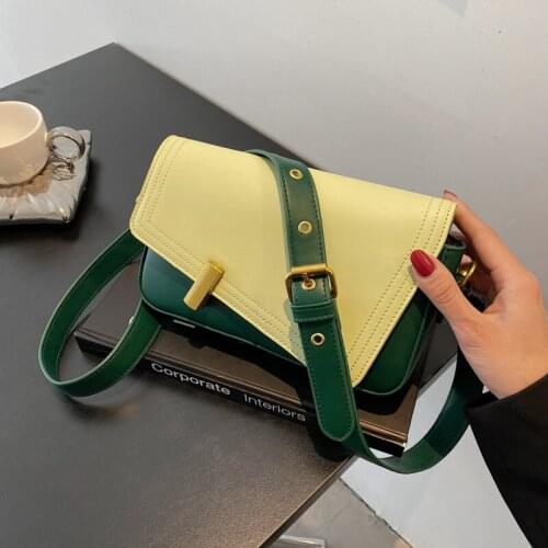 Irregular clamshell lady bag new trendy fashion one-shoulder messenger bag female small square crossbody bags for shopping