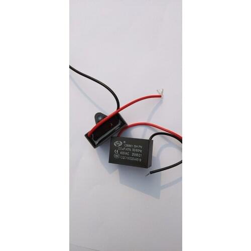 CBB6-1 AC 450V 2uF 5% Tolerance 2-Wire Motor Running Capacitor