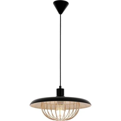 Eray Lighting 8139 Black Single Chandelier