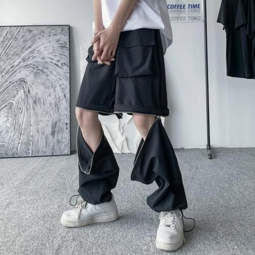 Nice Pop Hip Hop Joggers Cargo Pants Men Harem Pants Multi-Pocket Man Sweatpants Male Streetwear Casual Mens Pants