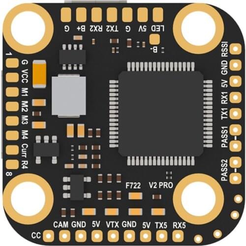 Foxeer F722 V2 mini pro BMS Thomas F7 Flight Controller MPU6000 2-6S Lipo 5v 5v/3A 20mm PIT Mode 2 Pass STM32F722RET6 BF OSD