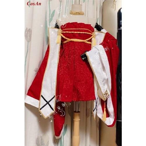 Game Azur Lane Nagato Cosplay Costume The High Quality Red Formal Dress Female Halloween Party Role Play Clothing Custom-Make