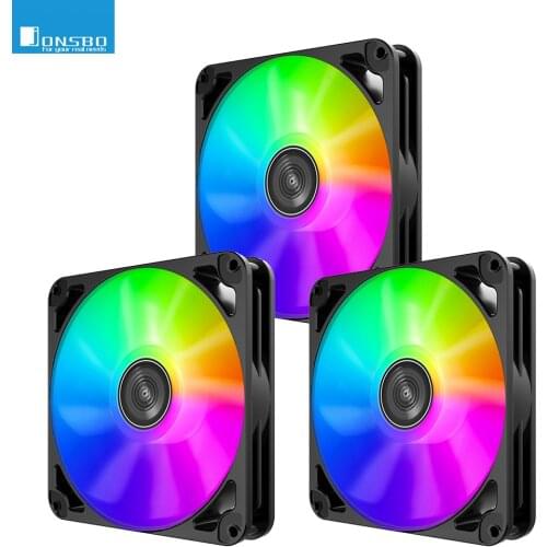 JONSBO 140mm 4 Pin PWM Computer Case Cooling Fan 5V 3 Pin ARGB PC Chassis Cooler Radiator Heatsink Accessories