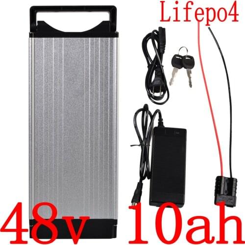 48V 10Ah lifepo4 Ebike Lithium Battery 48V 1000W Electric Bike Battery 48V 10AH LiFePO4 li-ion battery with 30A BMS+2A charger