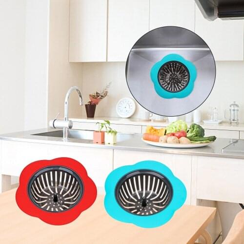 NICEYARD Flower Shaped for Colander Sewer Shower Sink Drains Cover Practical Kitchen Sink Strainer Hair Filter Anti-blocking