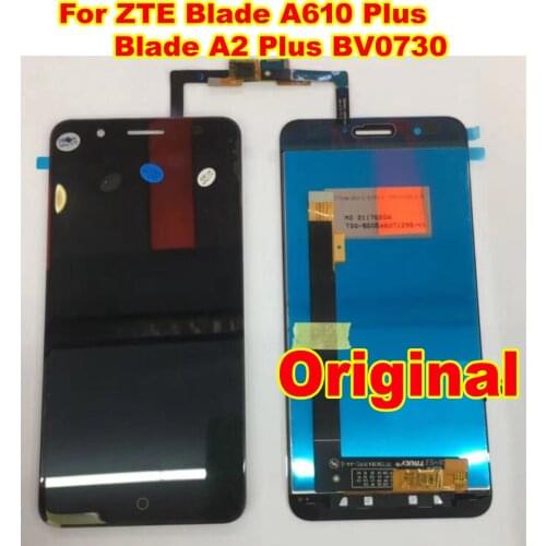 Original Best LCD Display Touch Screen Digitizer Assembly Glass Sensor For ZTE Blade A610 Plus Blade A2 Plus BV0730 Pantalla