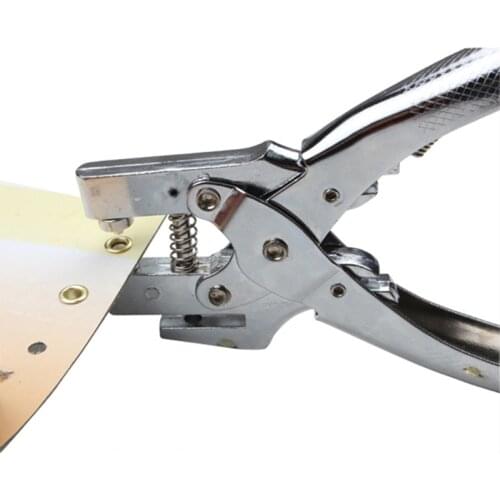 Duty Leather Canvas Belt Hole Punch Hand Pliers Holes Punched Punching Plier Home Tool With Easy Press Eyelets Grommets