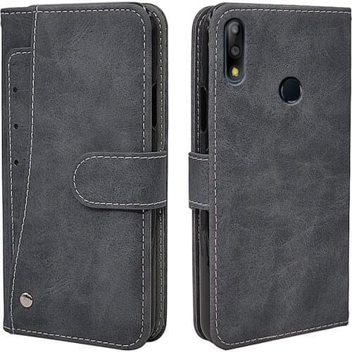 Luxury Vintage Case For ASUS ZenFone Max M2 ZB633KL Case Flip Leather Silicone Wallet Cover For ZenFone Max Pro M2 ZB631KL Case