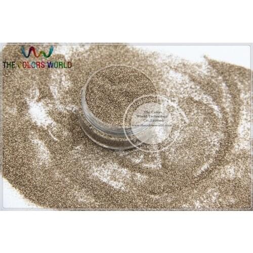 TCH603 0.2MM Size 008 Mate Light brown Colors fine glitter dust for nail Art or other DIY decoration