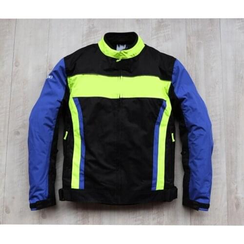 Warm Jackets For Suzuki Motorbike Motocross Riding Motor Winter Jacket With Protector And Cotton Lining