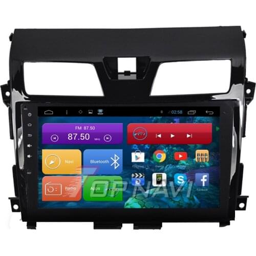Topnavi 10.2" Quad Core Android 6.0 Car GPS Navigation for Nissan Teanna 2013 2014 2015 Autoradio Multimedia Audio,NO DVD