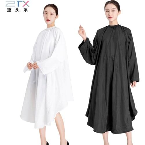 High Quality LOGO Custom Waterproof Hair Cutting Cape Salon hairdressing dress Cape Hairdressing Fabric Hair Hairdressing Apron