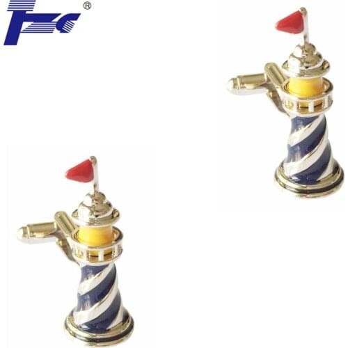 Tower Cufflink Cuff Link 2 Pairs Free Shipping Promotion