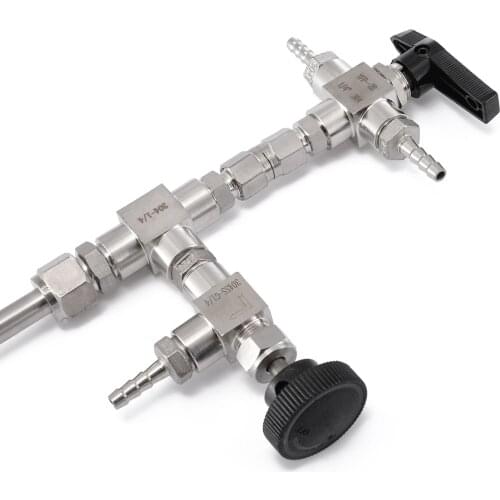 Beer Bottle Counter Pressure Filler CO2 Beer Bottles Filler Tool Set Stainless Steel For Home Brewing Storing Beer In Kegs