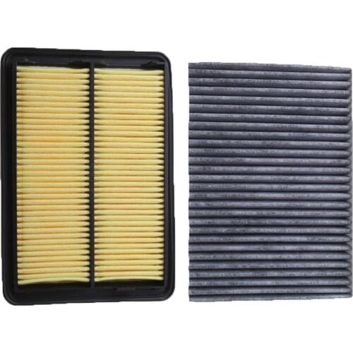 Car Air Filter+ Cabin Filter 2 Pcs Set For Nissan Qashqai J11 2013-2019 1.2L 1.6L 2.0L Model Filter OEM 165464BA1A 272774BA0A
