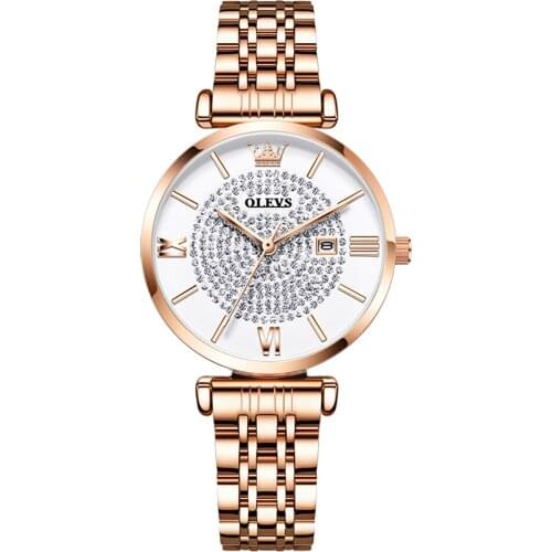 Oris brand watches, net celebrity hot-selling imported movement, starry, waterproof fashion womens watch