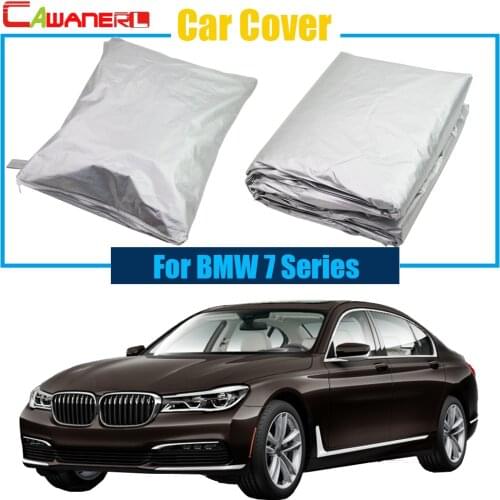 Cawanerl Car-Styling Car Cover Anti UV Rain Snow Sun Resistant Sun Shade Cover For BMW 7 Series Free Shipping