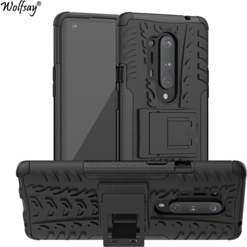 Wolfsay Case for Oneplus 8 Pro Cover Soft Rubber & Hard PC Cases For OnePlus 8 Pro Case Phone Holder fundas Oneplus 8 pro Bumper