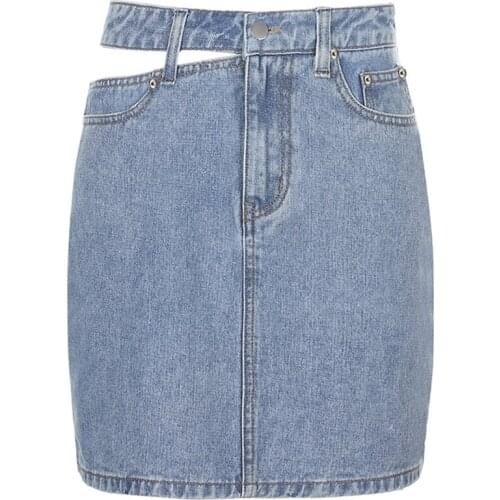 EDCRFV Denim Skirts For Women